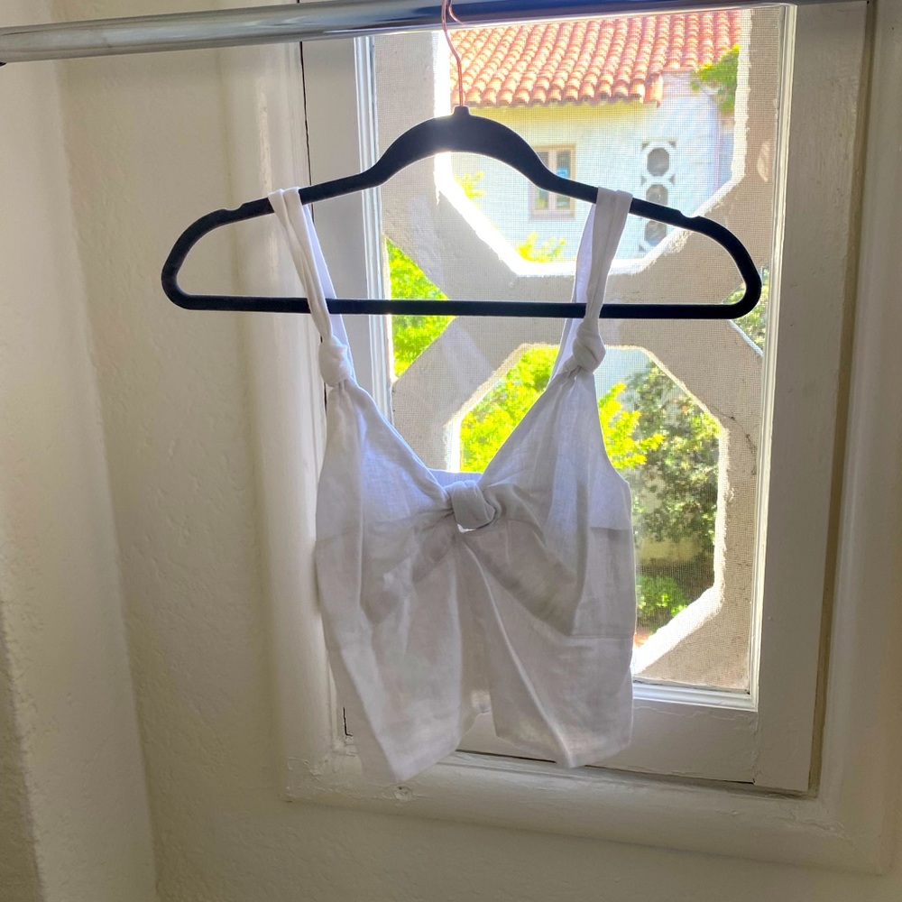 Abercrombie white tank - never worn